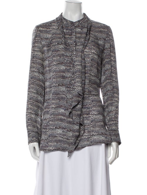 Tory Burch Silk Printed Blouse