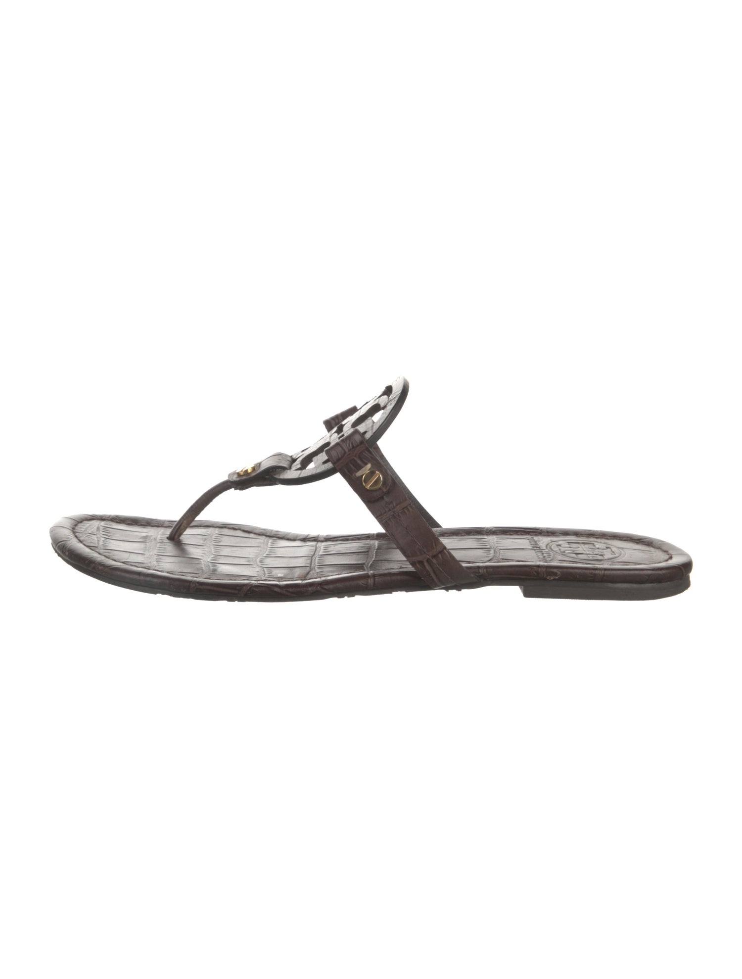 Tory Burch Leather Flip Flops