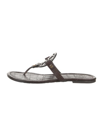 Tory Burch Leather Flip Flops
