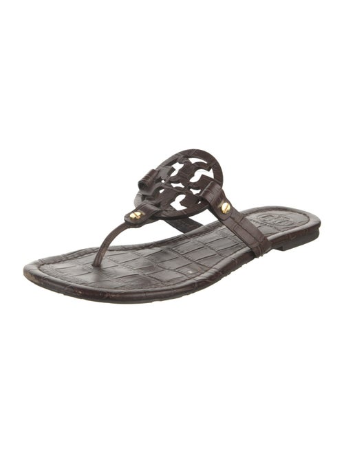 Tory Burch Leather Flip Flops