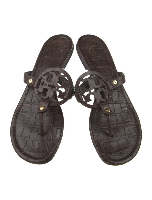 Tory Burch Leather Flip Flops