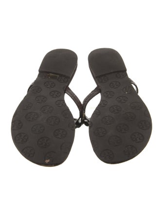 Tory Burch Leather Flip Flops