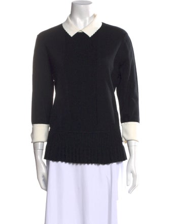 Tory Burch Wool V-Neck Sweater