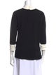 Tory Burch Wool V-Neck Sweater