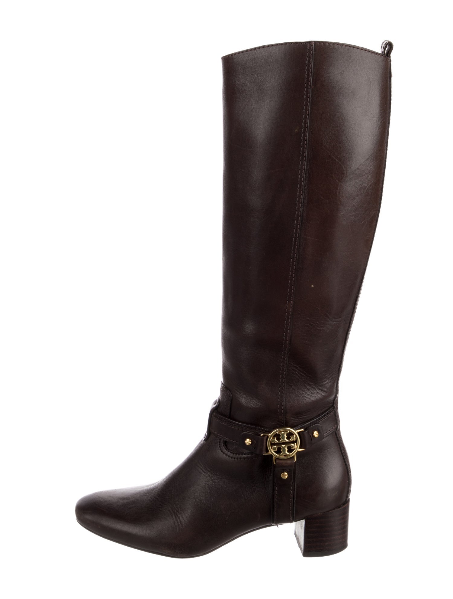 Tory Burch Leather Riding Boots