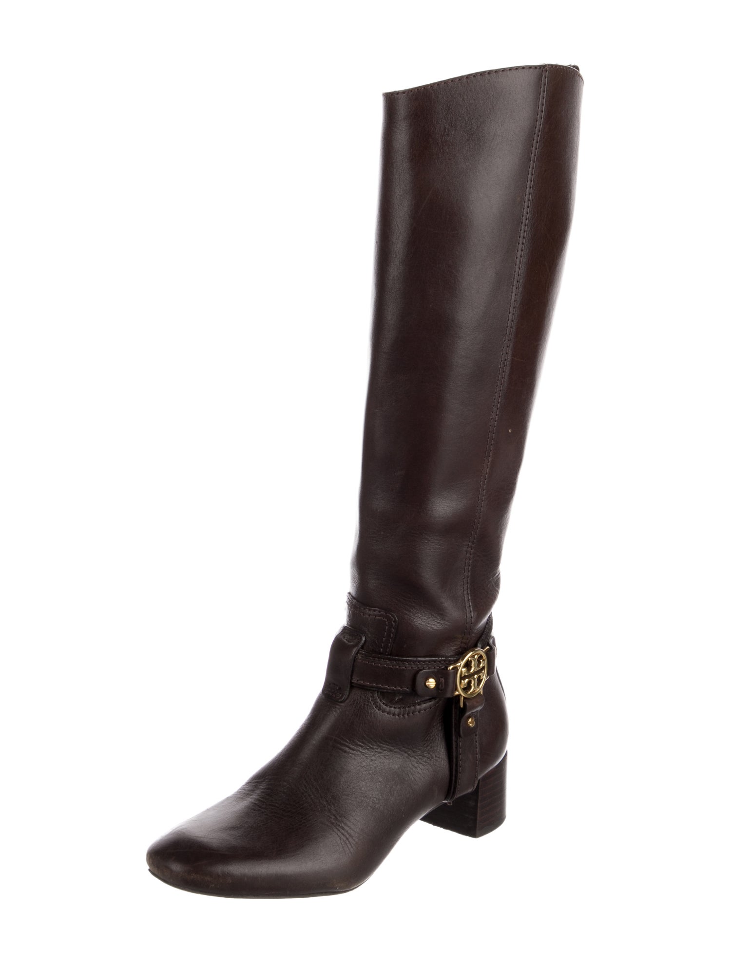 Tory Burch Leather Riding Boots