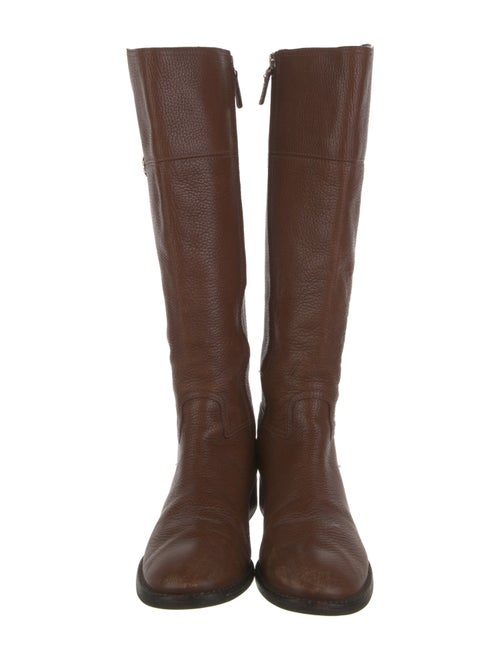 Tory Burch Leather Riding Boots