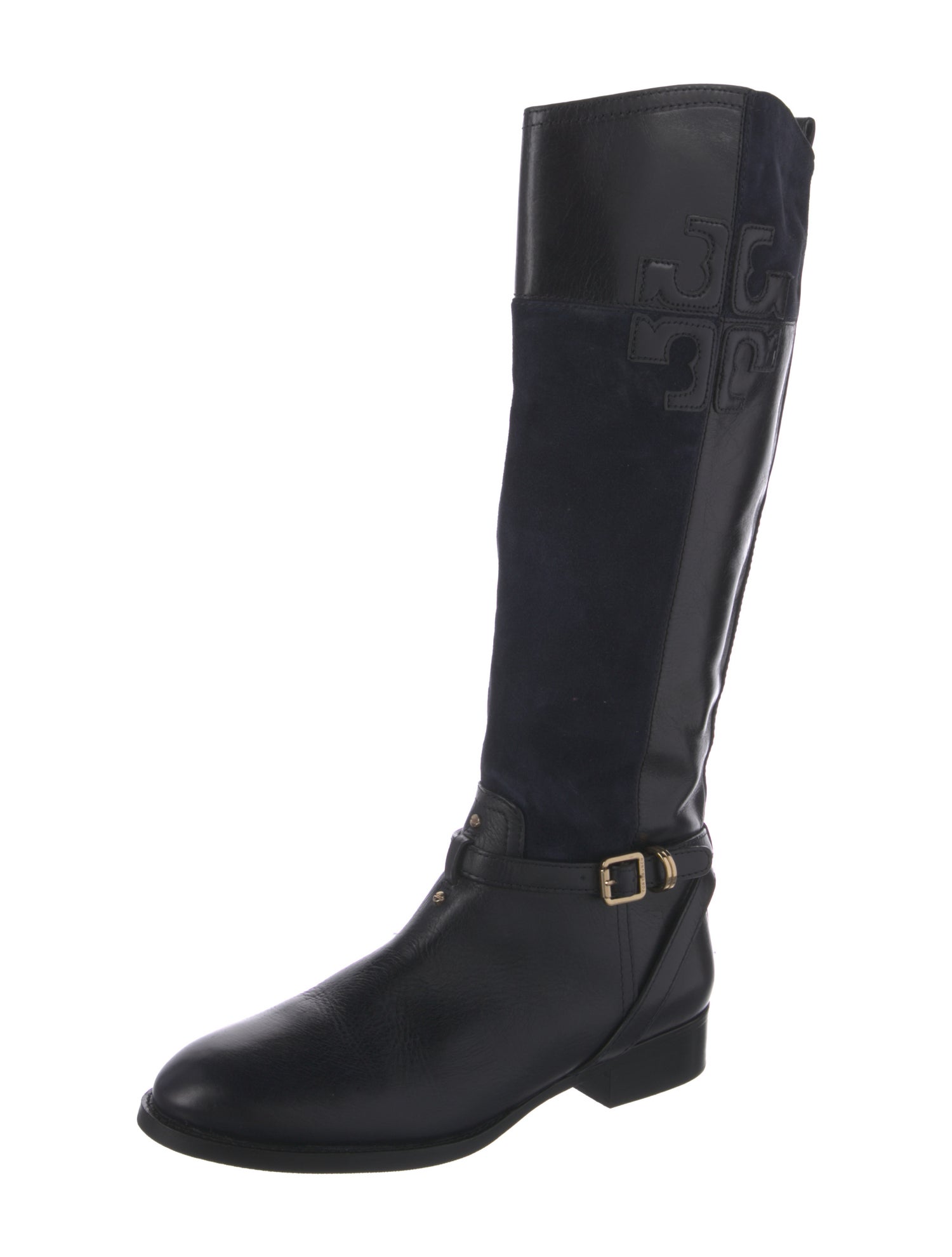 Tory Burch Leather Riding Boots