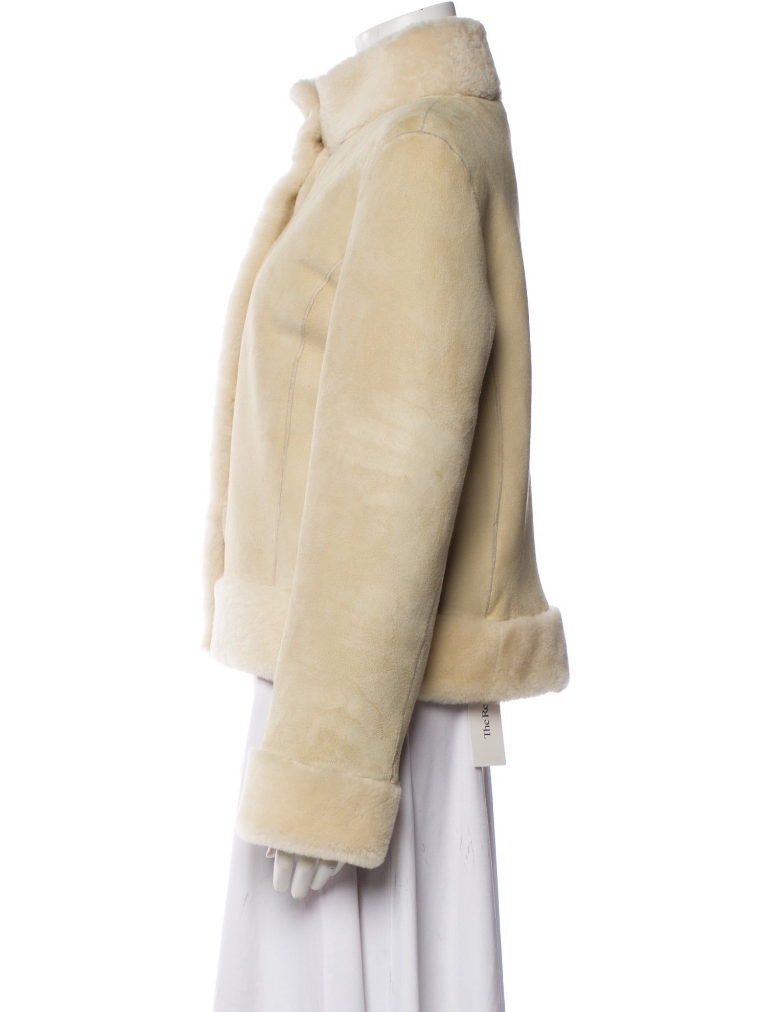 Tory Burch Leather Fur Jacket