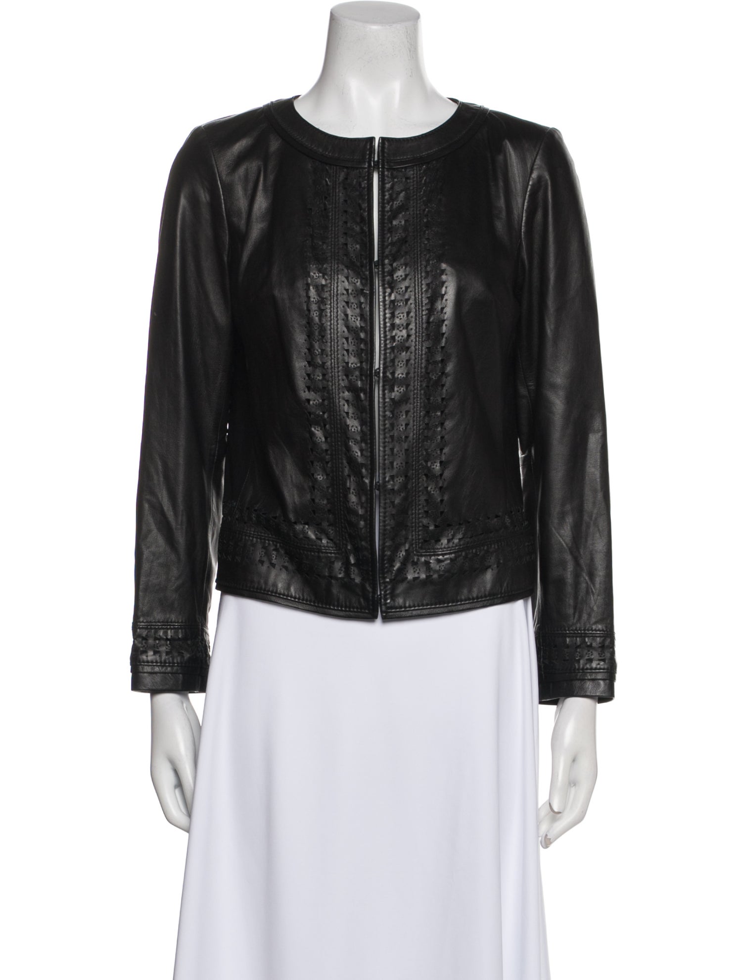 Tory Burch Leather Biker Jacket