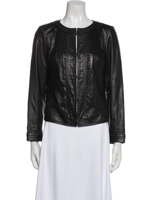 Tory Burch Leather Biker Jacket