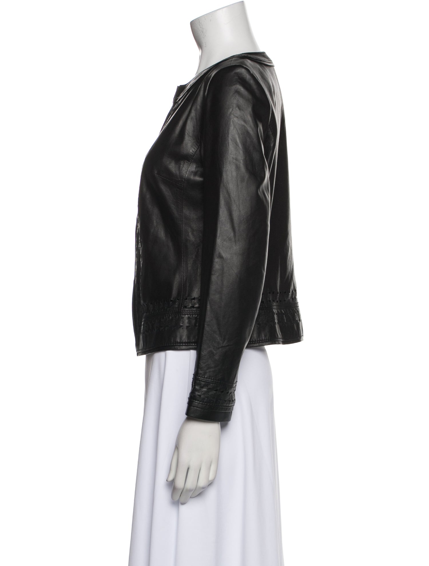 Tory Burch Leather Biker Jacket