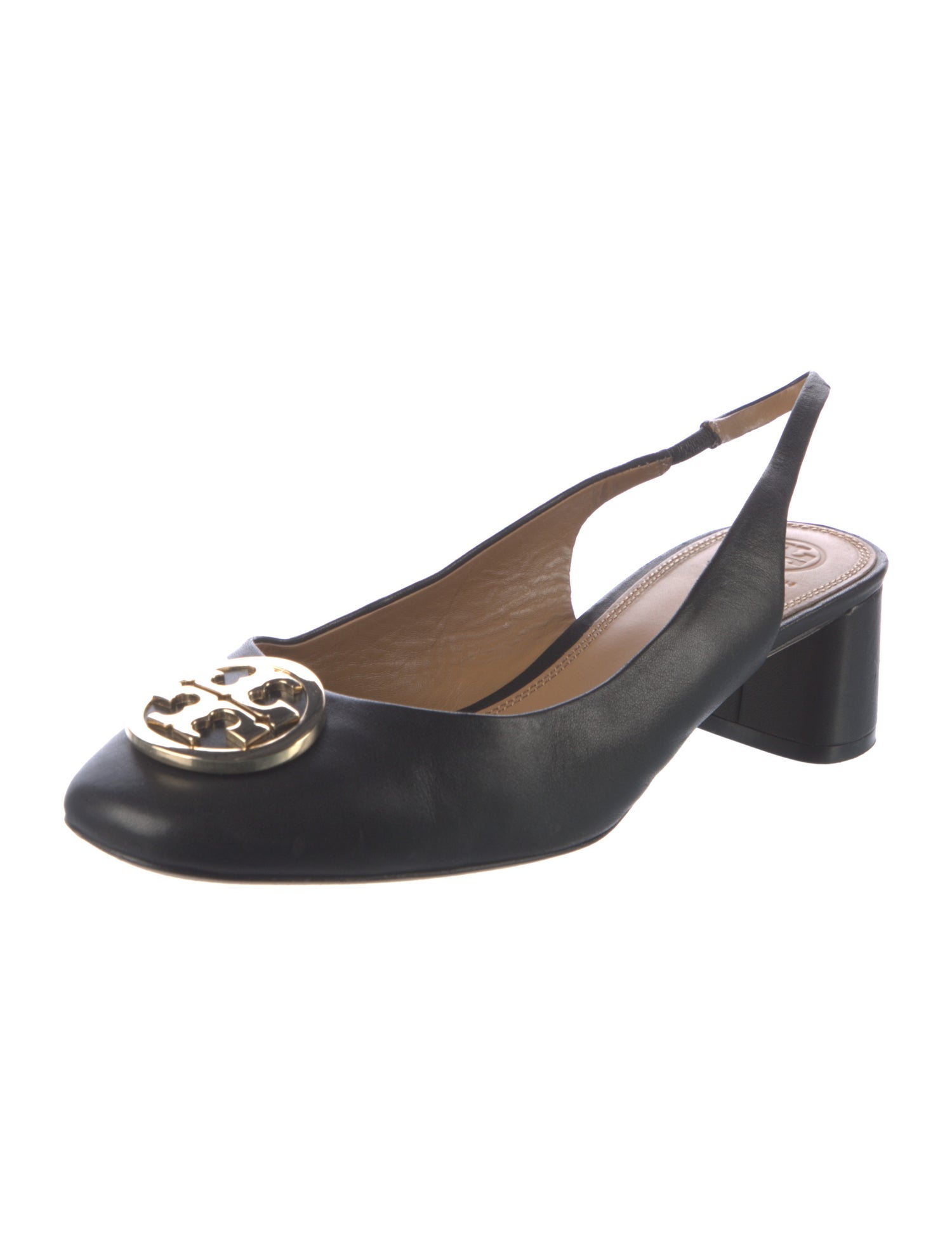 Tory Burch Leather Slingback Pumps