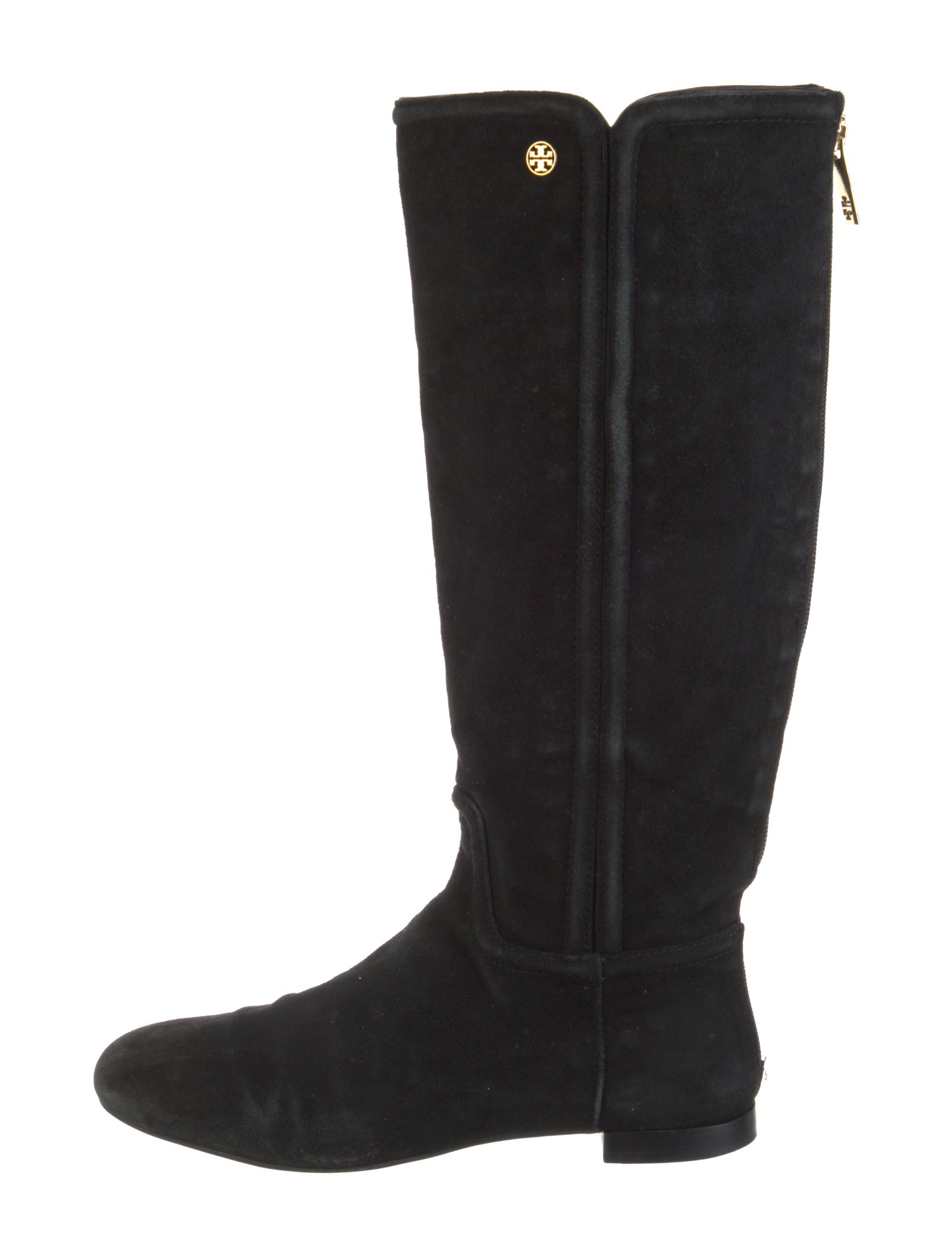 Tory Burch Suede Riding Boots