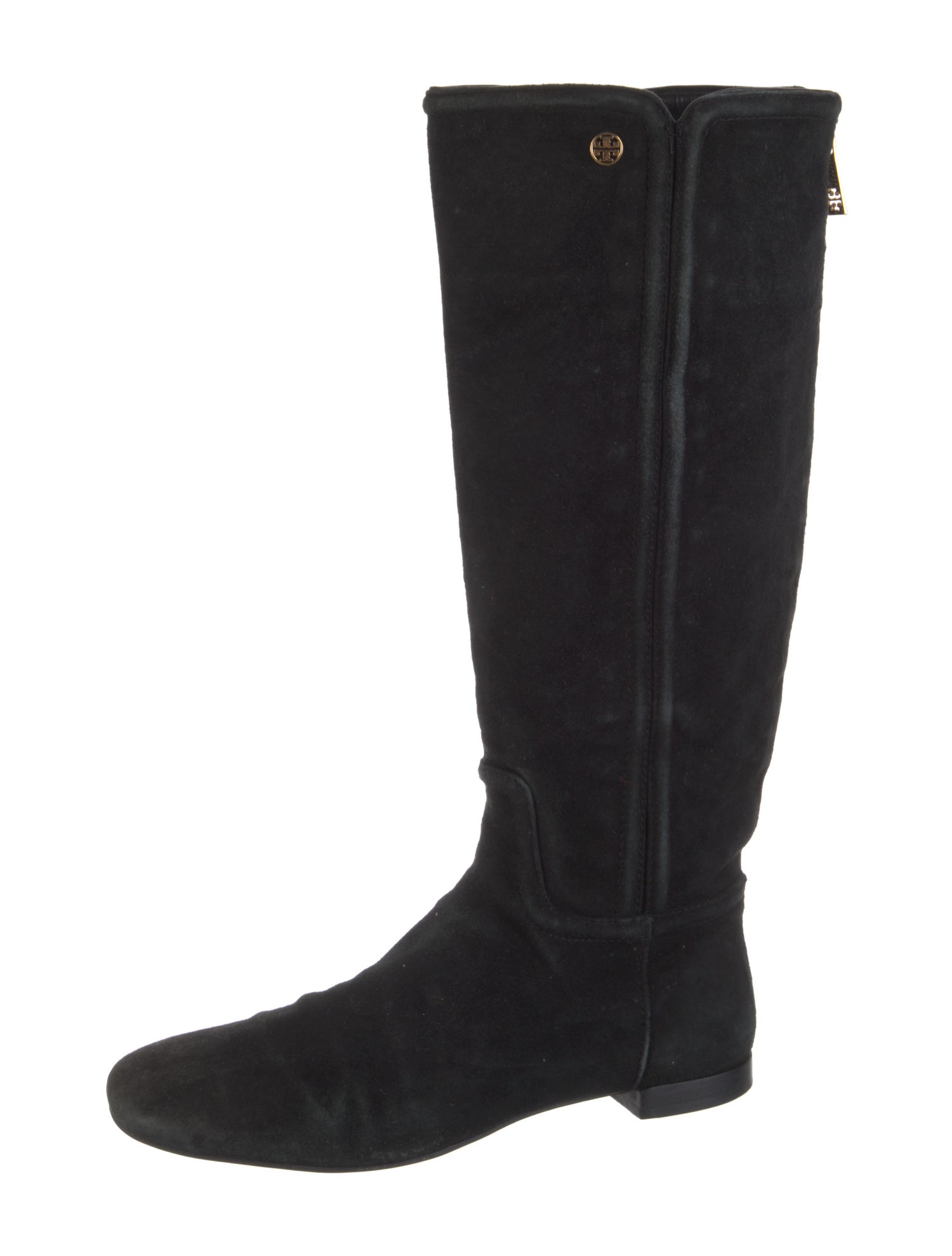 Tory Burch Suede Riding Boots
