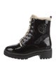 Tory Burch Patent Leather Combat Boots