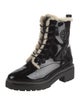 Tory Burch Patent Leather Combat Boots