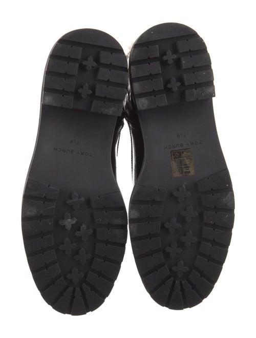 Tory Burch Patent Leather Combat Boots