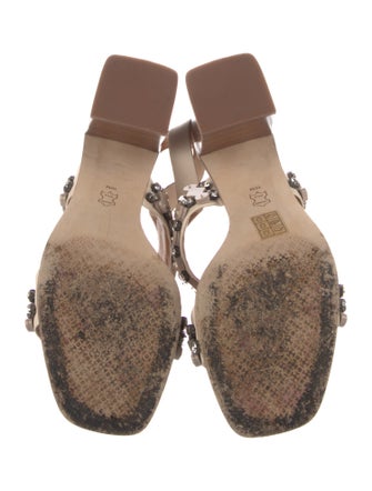 Tory Burch Leather Slingback Sandals