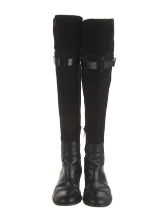 Tory Burch Suede Riding Boots