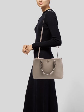 Tory Burch Saffiano Leather Top Handle Bag