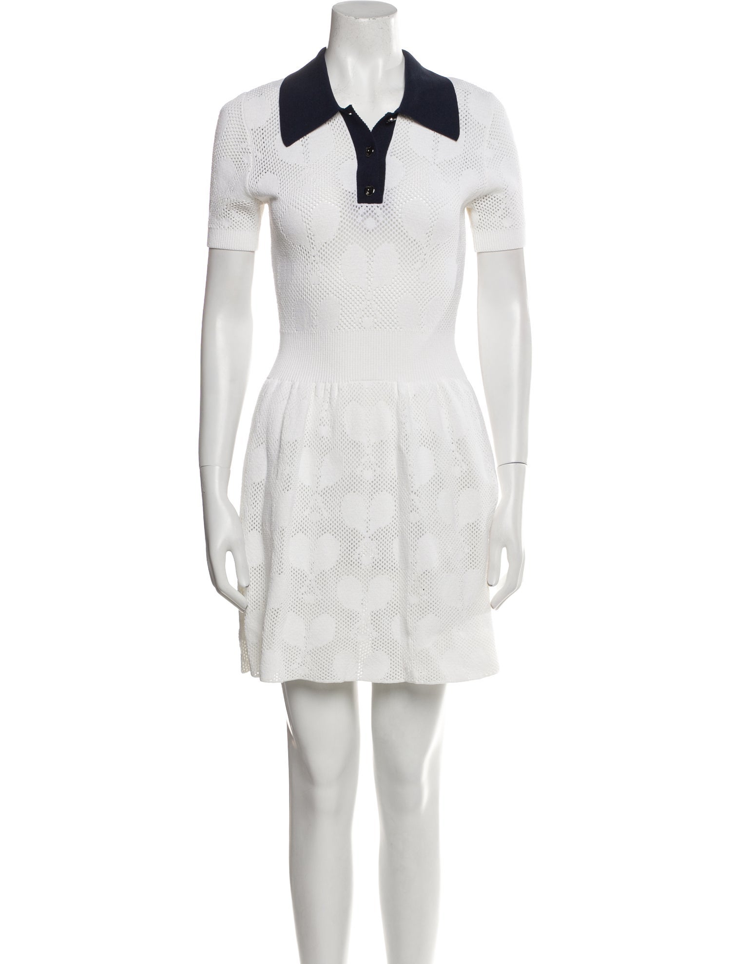 Tory Burch Colorblock Pattern Knee-Length Dress