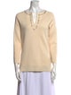 Tory Burch Merino Wool V-Neck Sweater