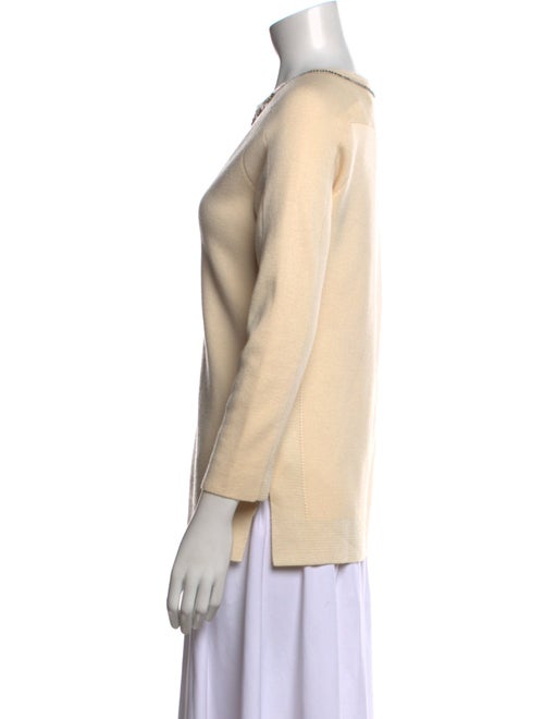 Tory Burch Merino Wool V-Neck Sweater