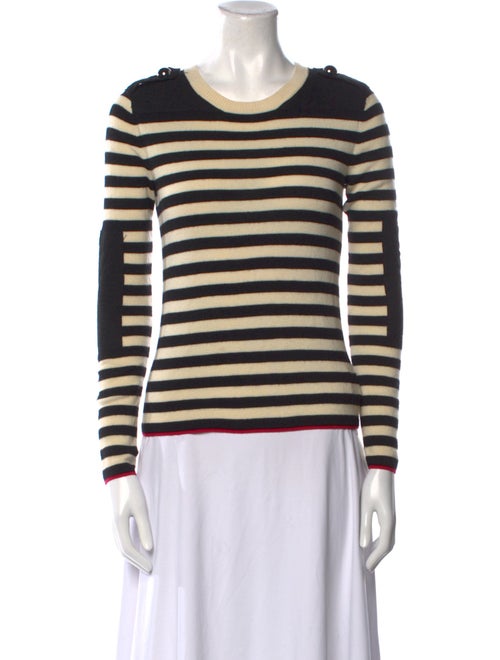 Tory Burch Merino Wool Striped Sweater