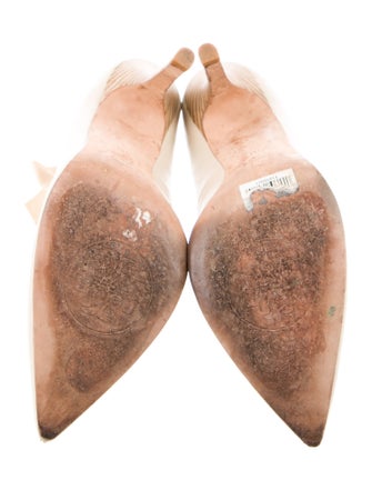 Tory Burch Leather Bow Accents Pumps