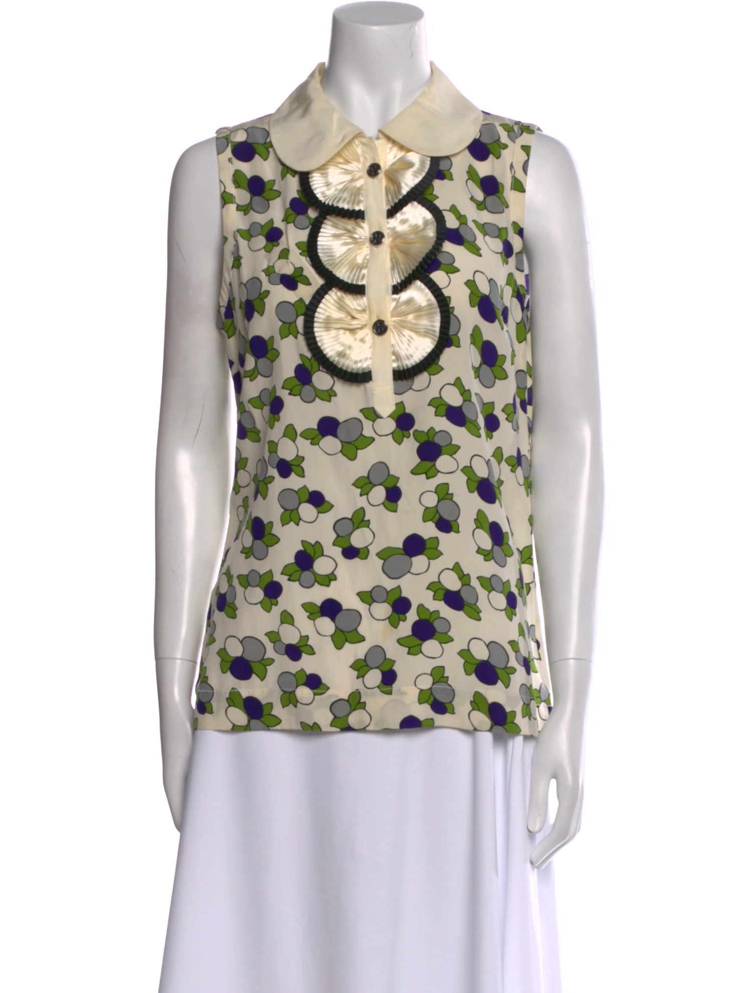 Tory Burch Silk Printed Top