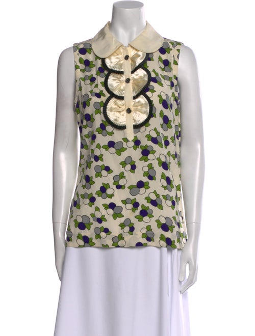 Tory Burch Silk Printed Top