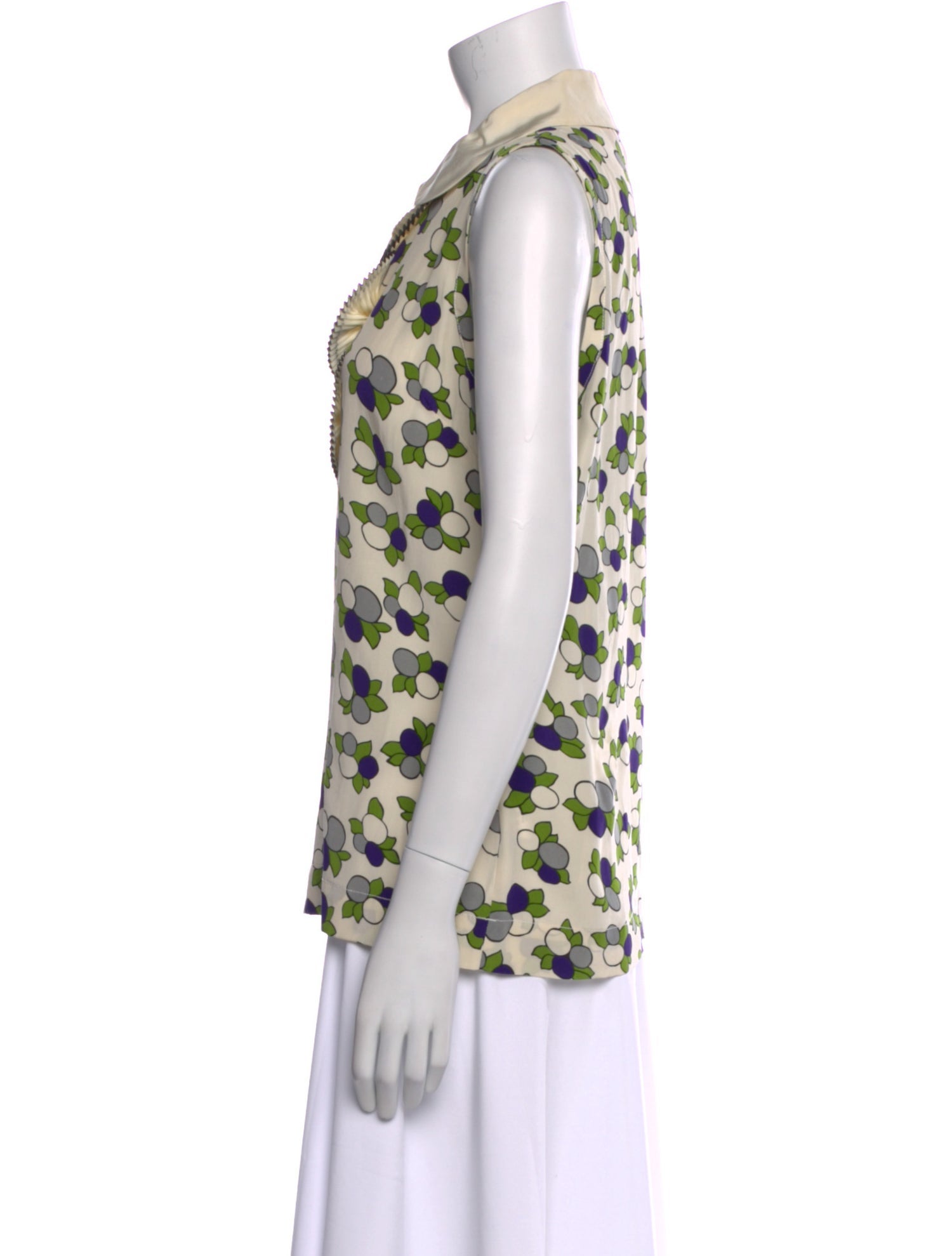 Tory Burch Silk Printed Top