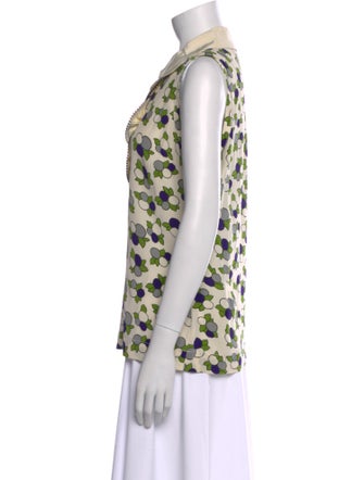 Tory Burch Silk Printed Top