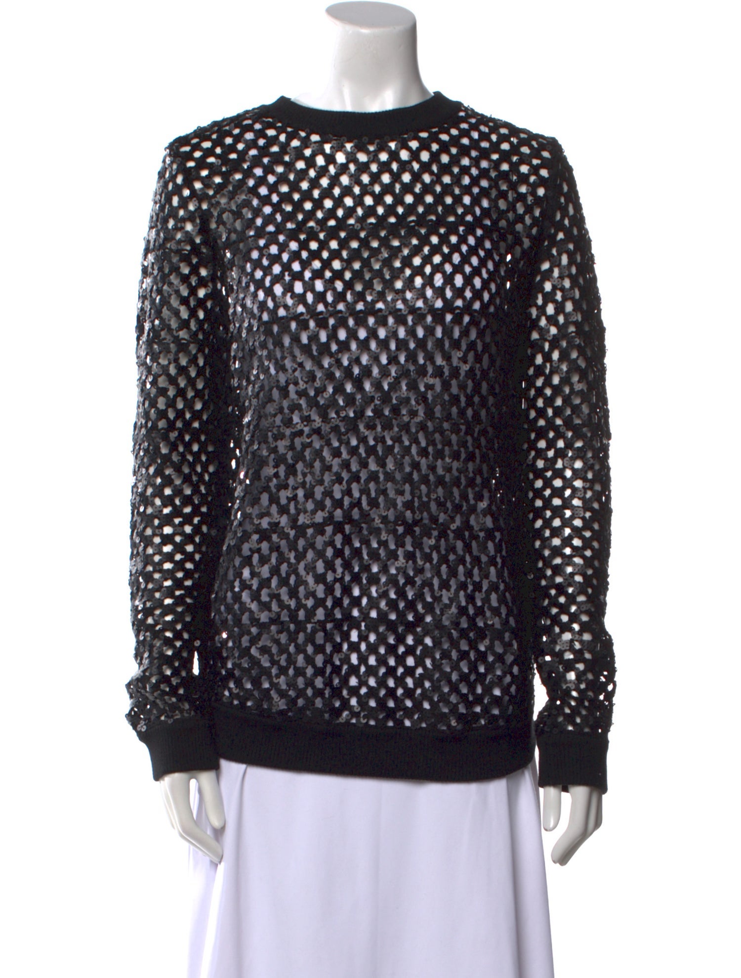 Tory Burch Merino Wool Crew Neck Sweater