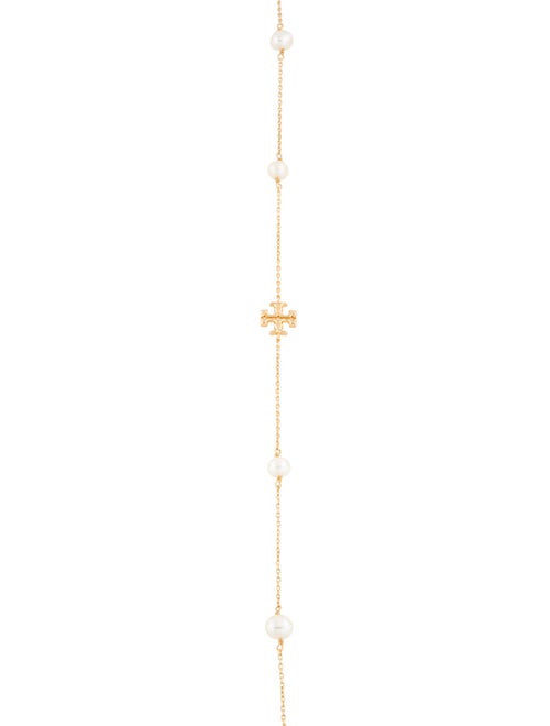 Tory Burch Pearl Long Moondance Station Necklace