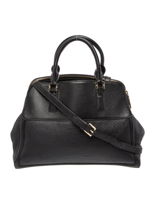 Tory Burch Camel Leather Top Handle Bag