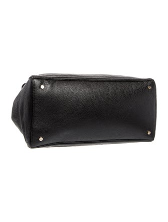 Tory Burch Camel Leather Top Handle Bag