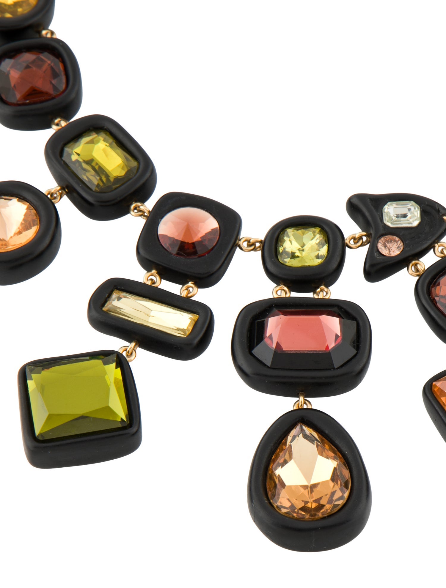 Tory Burch Crystal Roxanne Pendant Collar Necklace