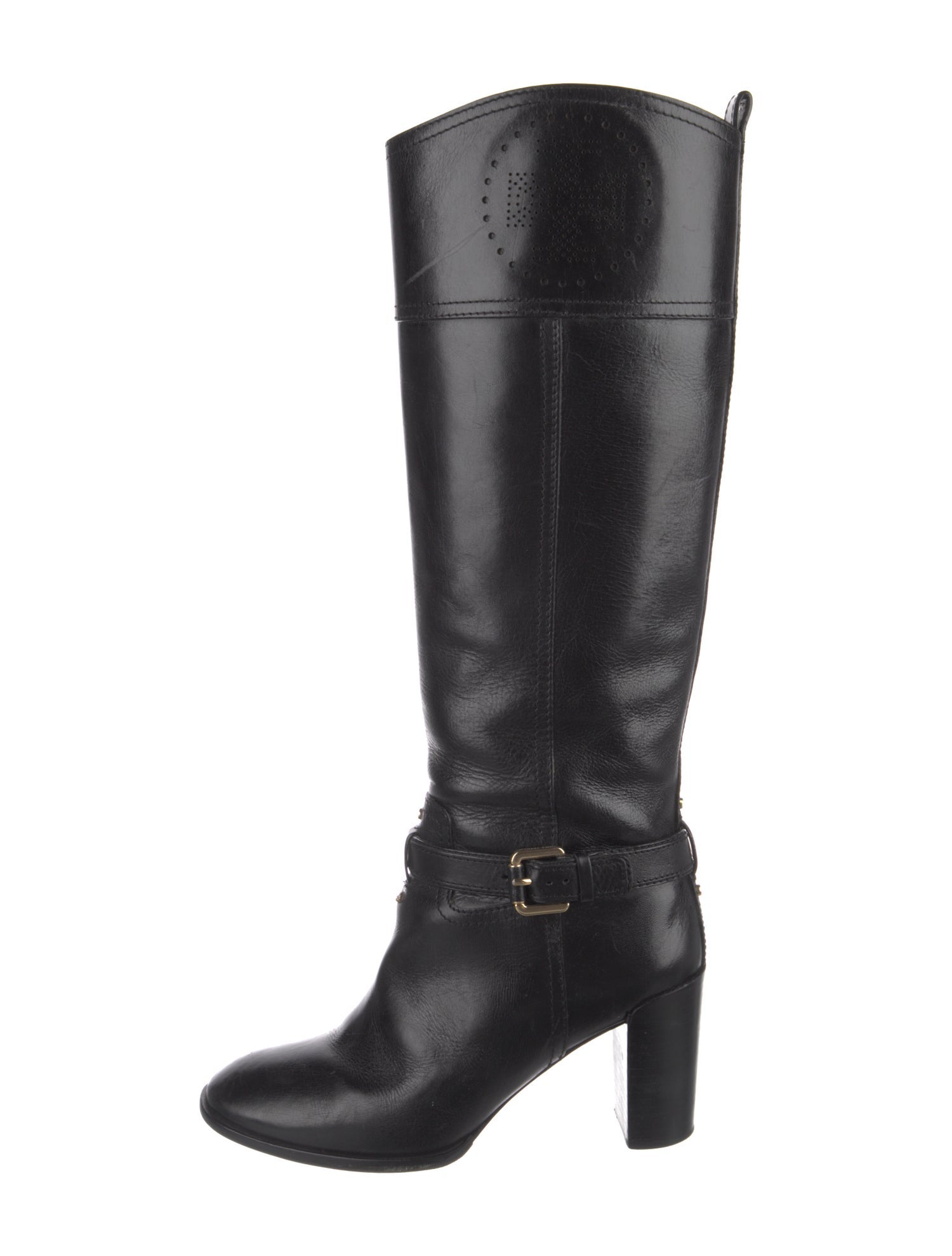 Tory Burch Leather Riding Boots