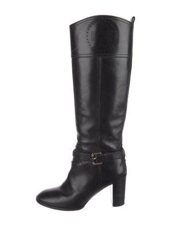 Tory Burch Leather Riding Boots