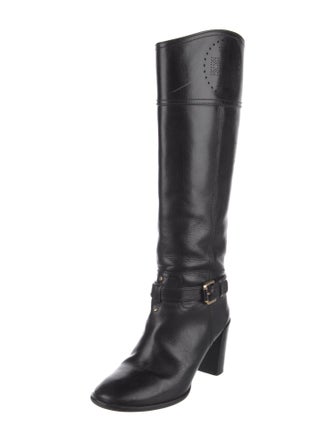 Tory Burch Leather Riding Boots