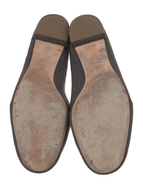 Tory Burch Wool Embroidered Accent Loafers