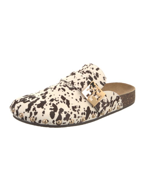 Tory Burch Ponyhair Animal Print Mules