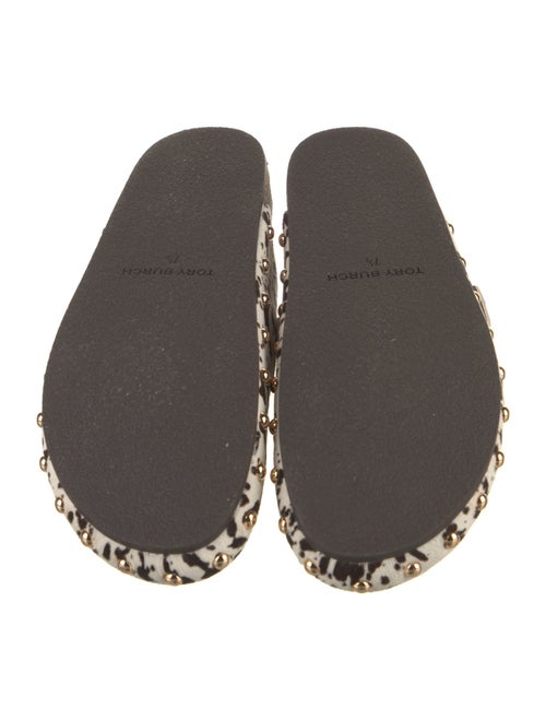 Tory Burch Ponyhair Animal Print Mules