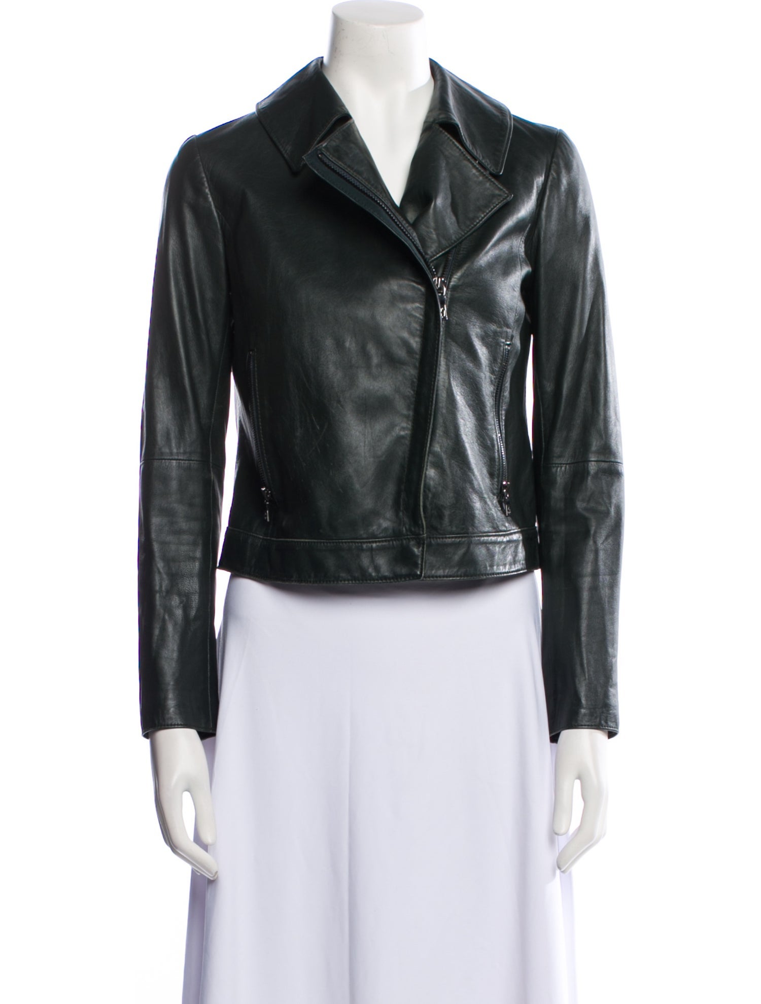 Tory Burch Leather Biker Jacket