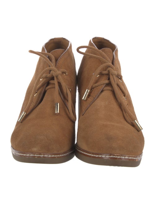 Tory Burch Suede Lace-Up Boots