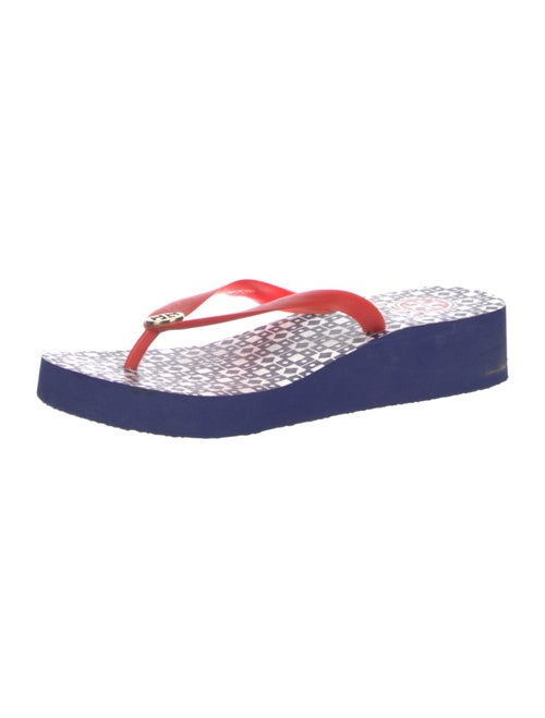 Tory Burch Rubber Printed Flip Flops