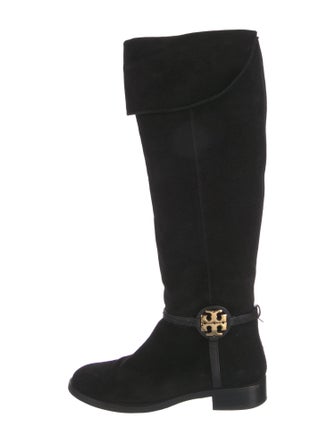 Tory Burch Suede Riding Boots