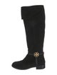 Tory Burch Suede Riding Boots